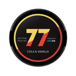 Can of 77 Cola & Vanilla - Nicotine Pouches