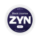 Can of ZYN Black Licorice Mini - Nicotine Pouches