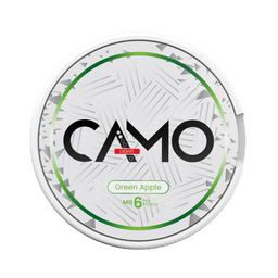 Can of CAMO Green Apple - Nicotine Pouches