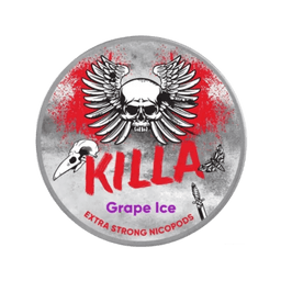 Can of Killa Grape Ice - Nicotine Pouches
