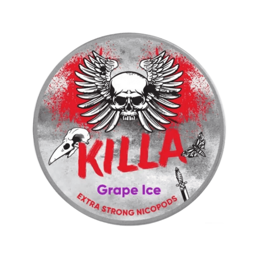 Can of Killa Grape Ice - Nicotine Pouches