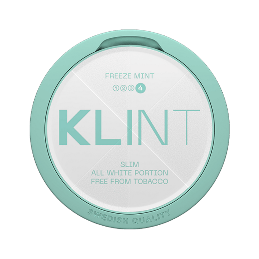 Can of Klint Freeze Mint - Nicotine Pouches