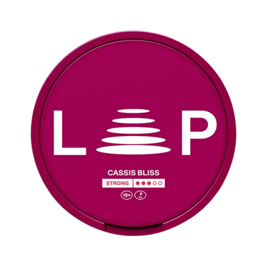 Can of Loop Cassis Bliss Strong - Nicotine Pouches