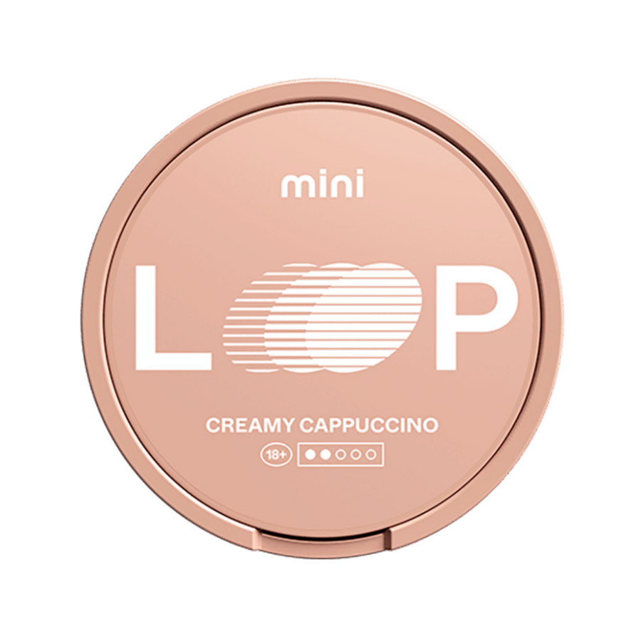 Can of Loop Creamy Cappuccino Mini - Nicotine Pouches