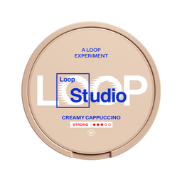 Can of Loop Creamy Cappuccino Strong - Nicotine Pouches