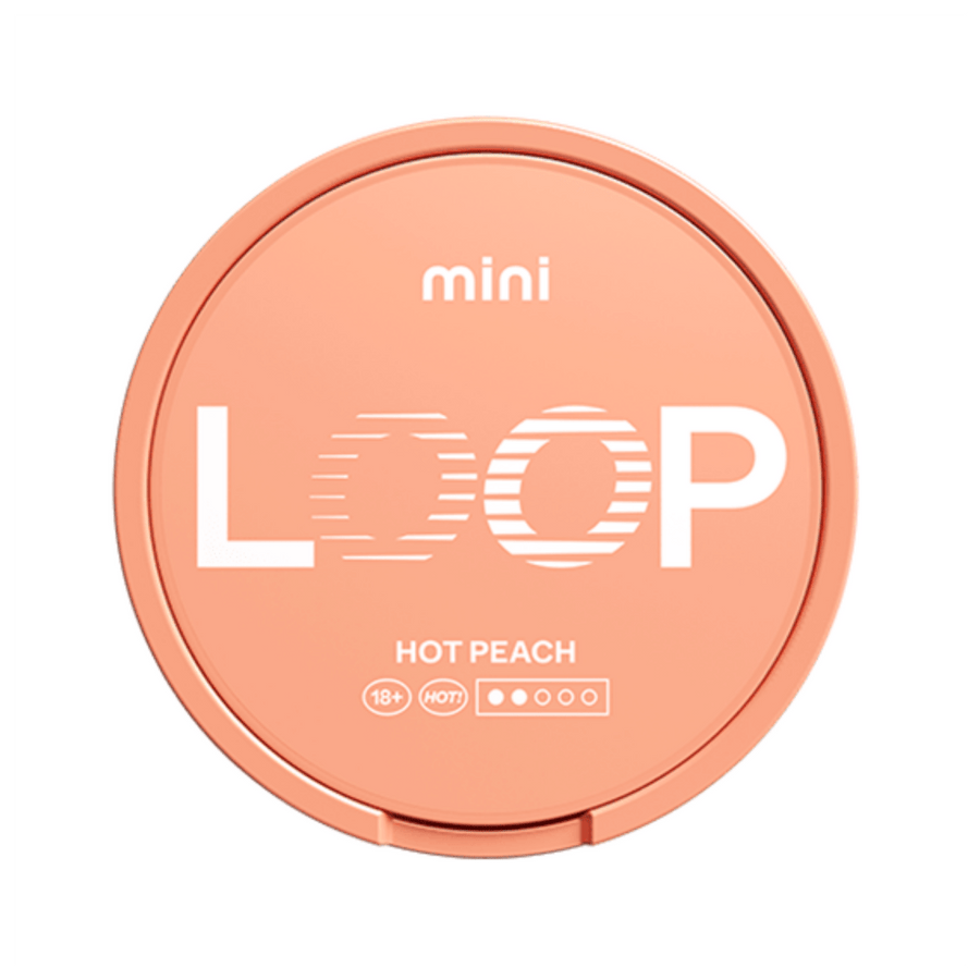 Can of Loop Hot Peach Mini - Nicotine Pouches