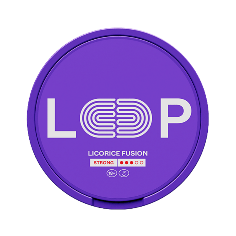 Can of Loop Licorice Fusion - Nicotine Pouches
