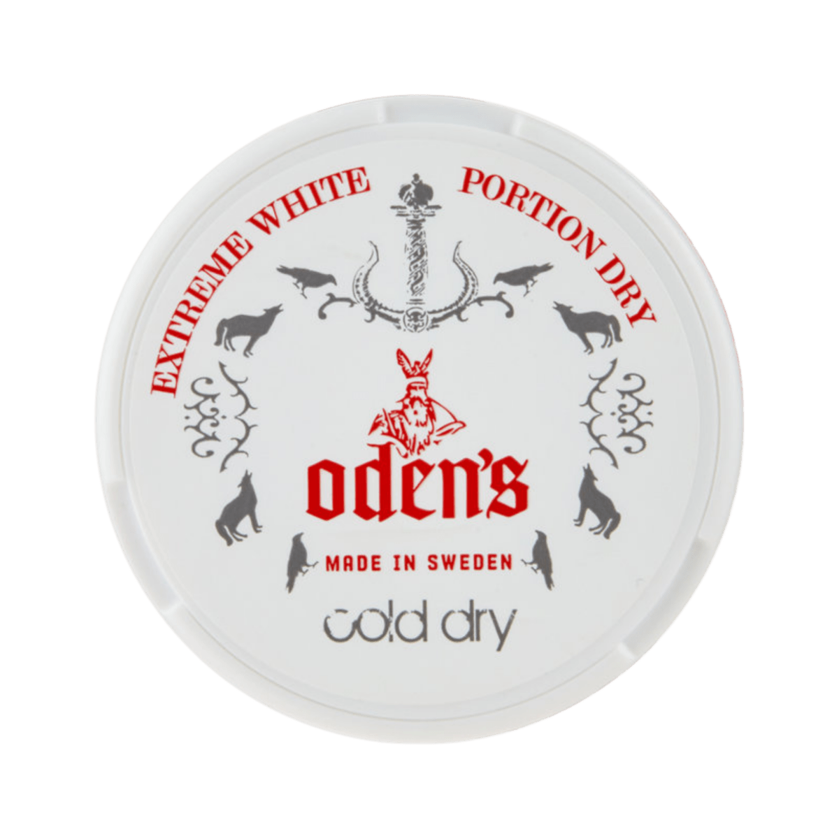 Can of Odens Cold Dry - Nicotine Pouches