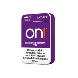 On! Licorice Strong - swedie