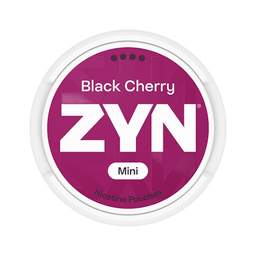 Can of ZYN Black Cherry Mini Strong - Nicotine Pouches