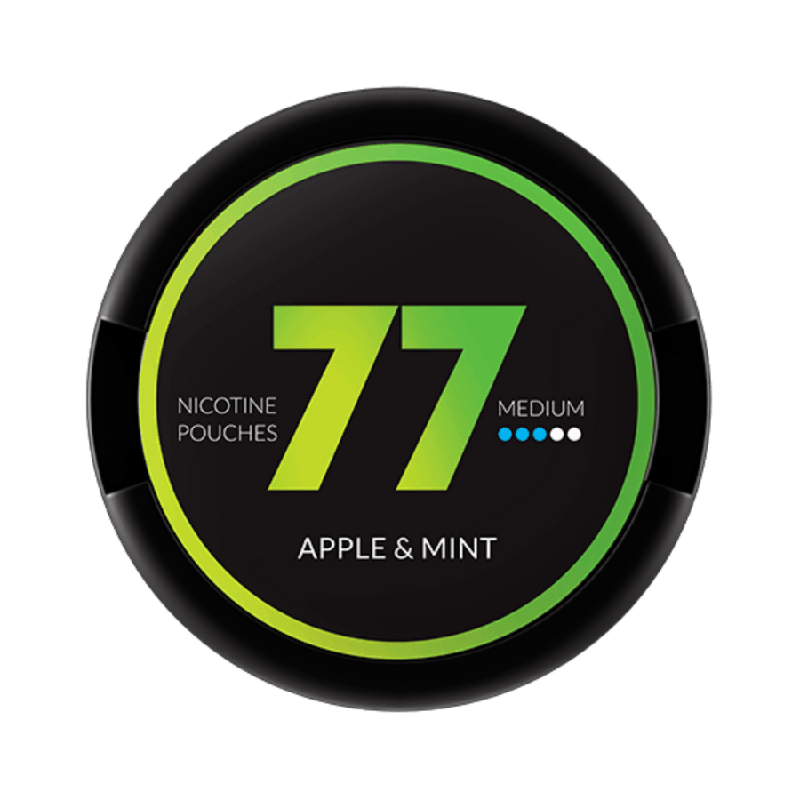 Can of 77 Apple Mint - Nicotine Pouches