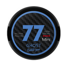 77 GHOST Mini Bubble Gum Extra Strong - swedie