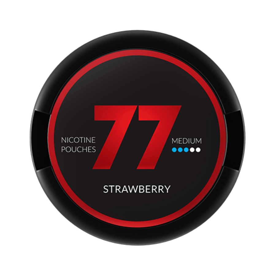 Can of 77 Strawberry - Nicotine Pouches