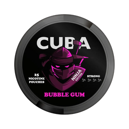 CUBA Ninja Bubble Gum Nicotine Pouches Can