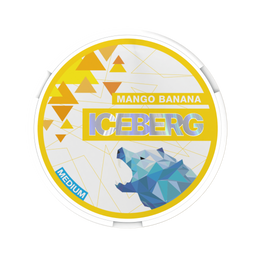 Can of Iceberg Mango Banana Medium - Nicotine Pouches