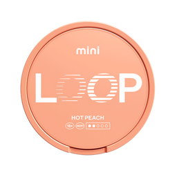 Can of Loop Hot Peach Mini - Nicotine Pouches
