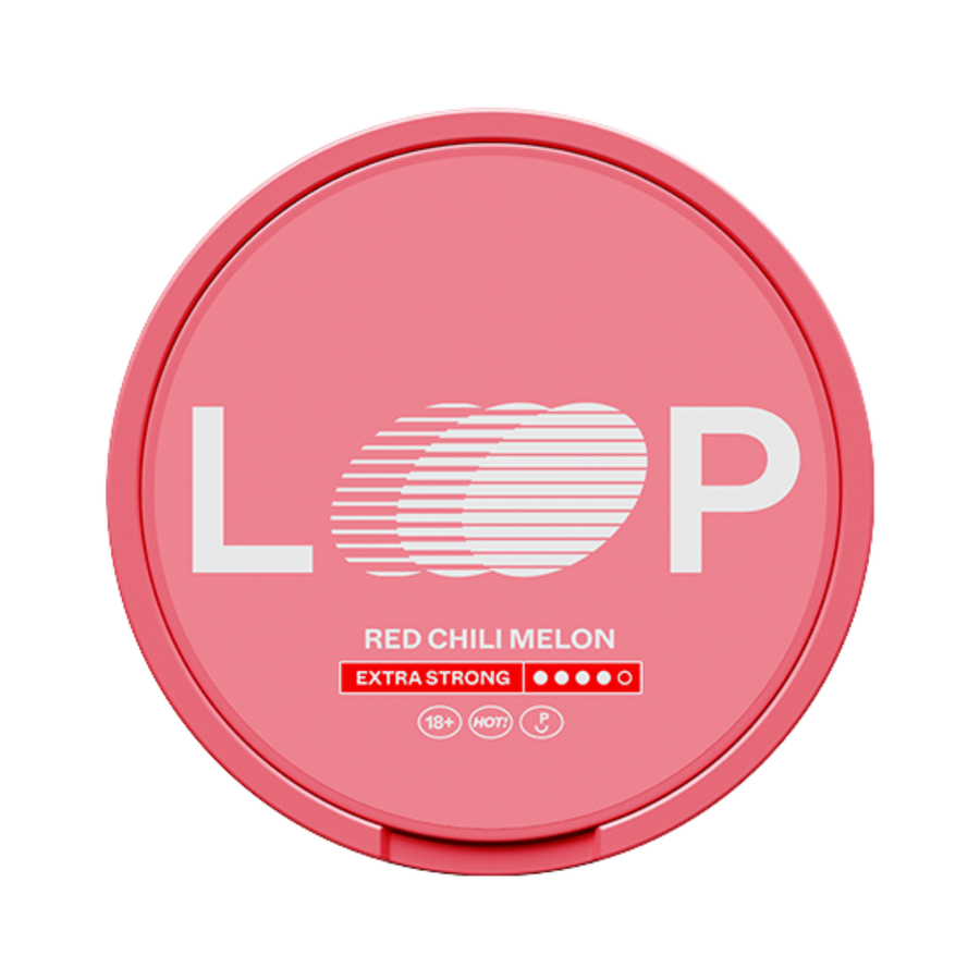 Can of Loop Red Chili Melon Extra Strong - Nicotine Pouches