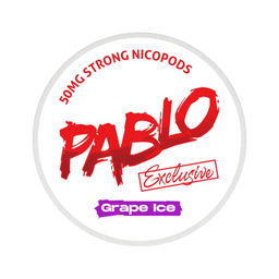 Can of Pablo Grape Ice - Nicotine Pouches