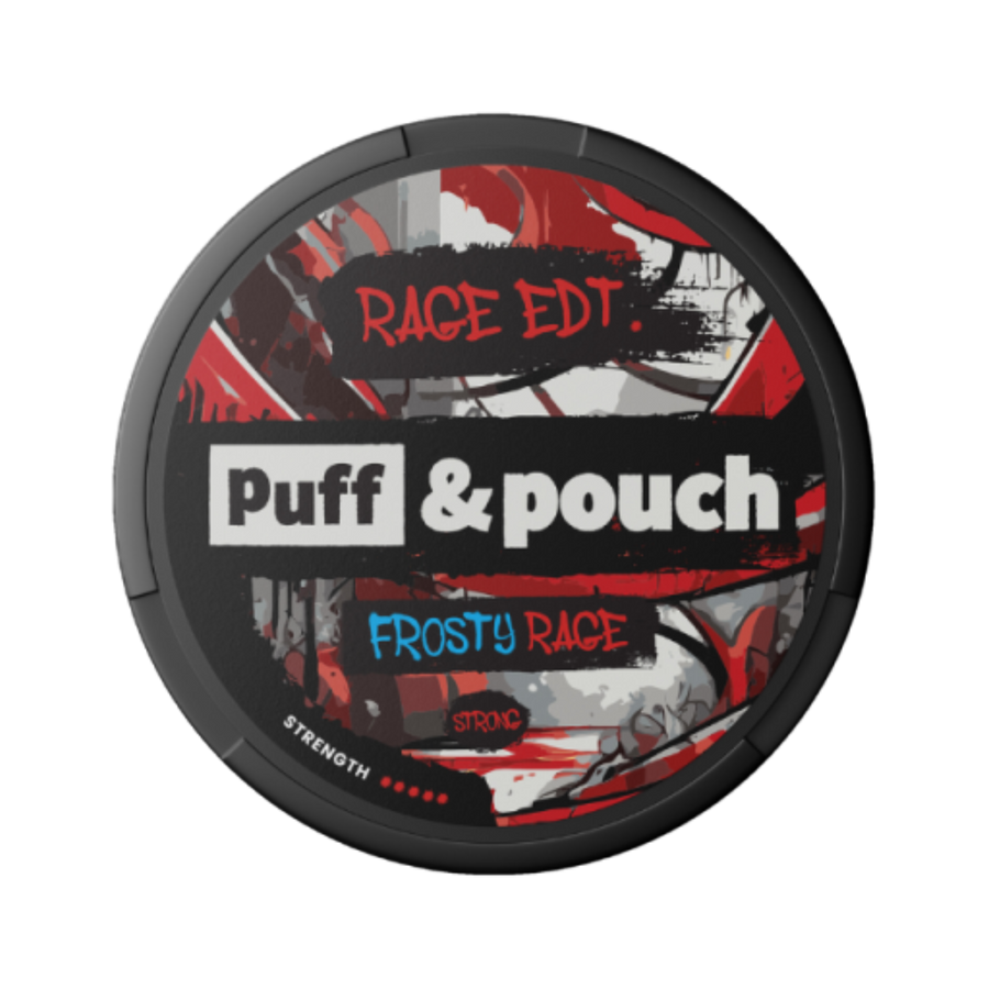 Can of Puff & Pouch Frosty Rage - Nicotine Pouches