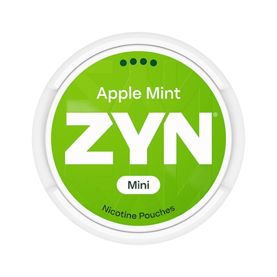 Can of ZYN Apple Mint Mini Strong - Nicotine Pouches
