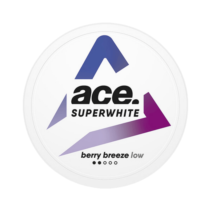 Can of ACE Berry Breeze Low - Nicotine Pouches