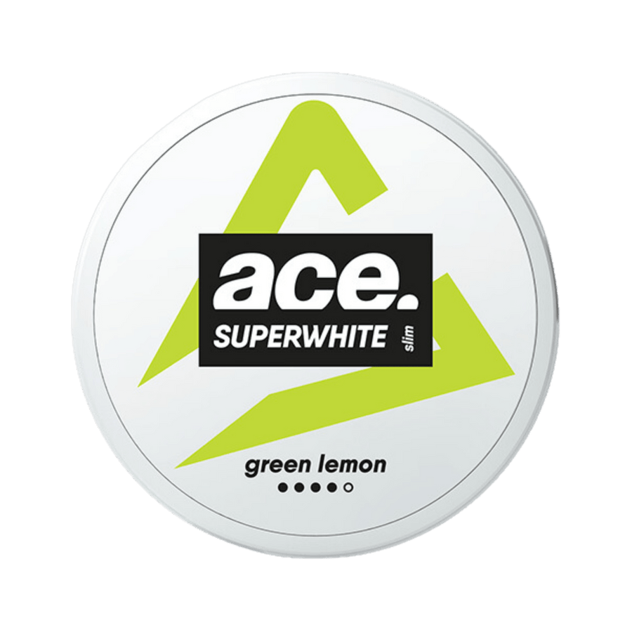 Can of ACE Green Lemon - Nicotine Pouches
