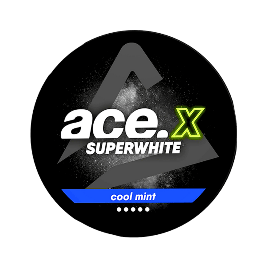 Can of ACE X Cool mint - Nicotine Pouches