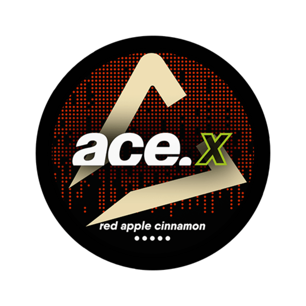 Can of ACE X Red Apple Cinnamon - Nicotine Pouches