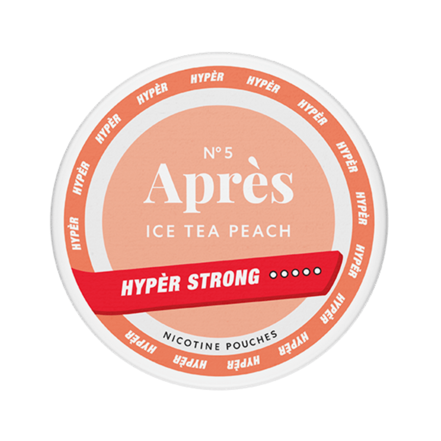 Can of Après Ice Tea Peach Hyper Strong - Nicotine Pouches

