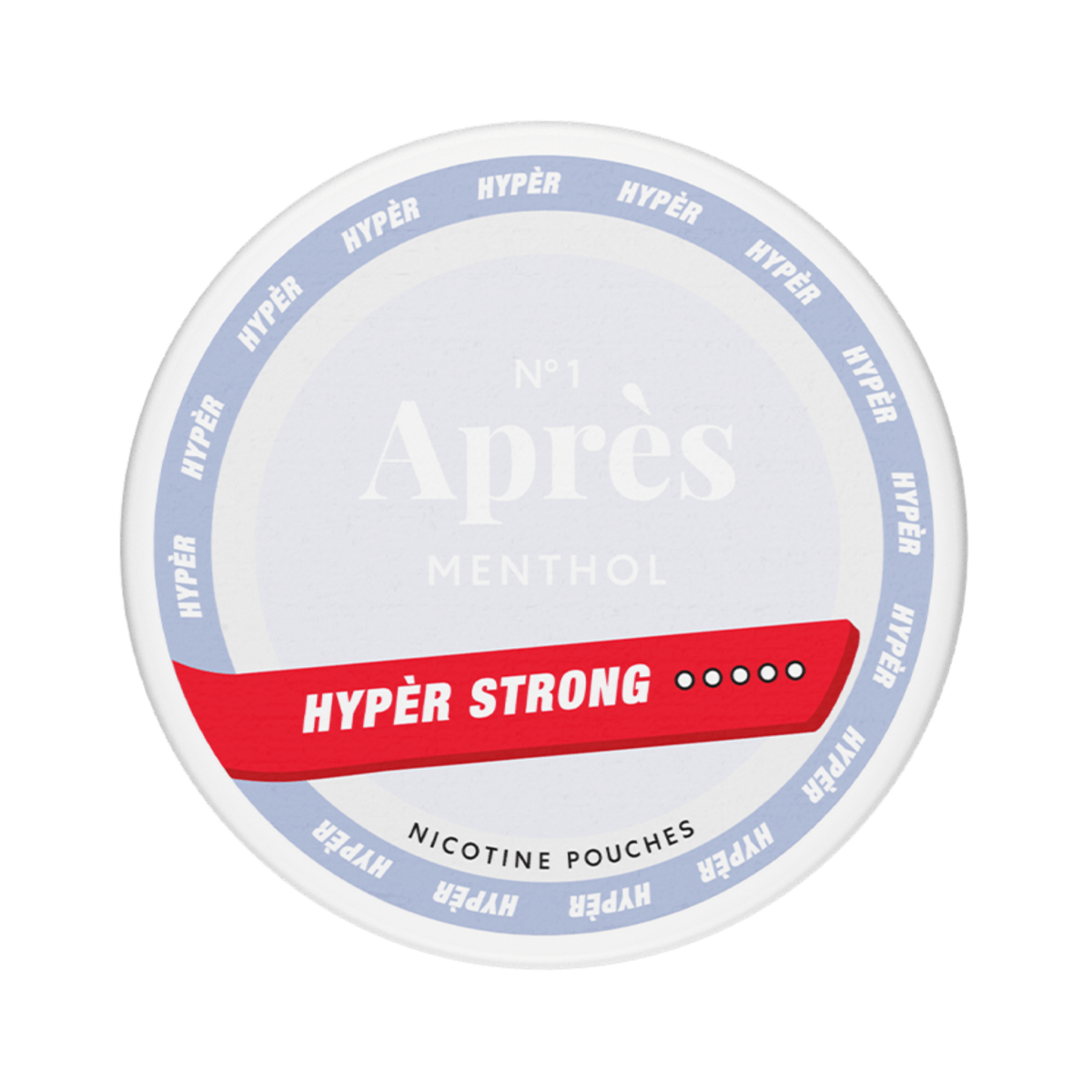 Can of Après Menthol Hyper Strong - Nicotine Pouches

