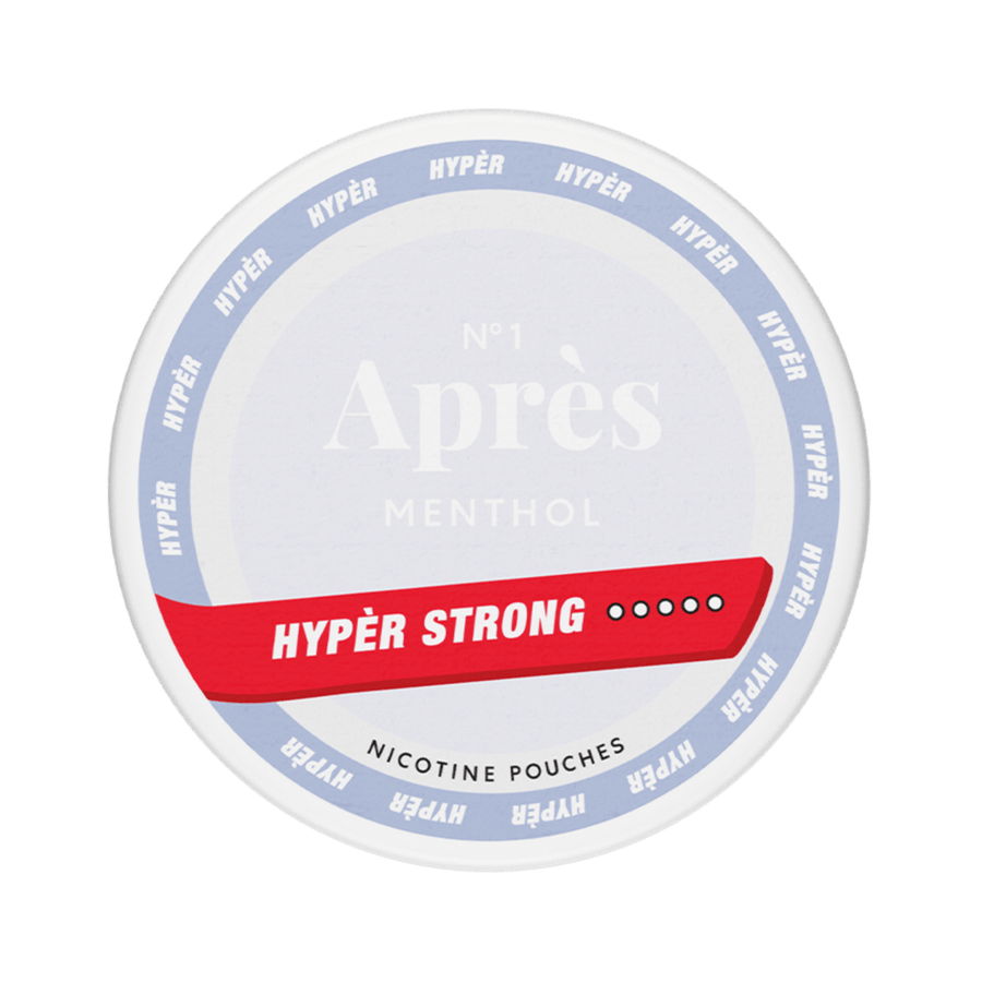 Can of Après Menthol Hyper Strong - Nicotine Pouches