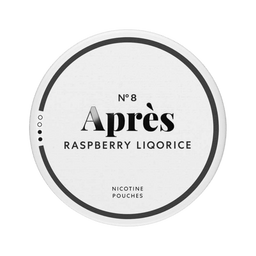 Can of Après Raspberry Liquorice - Nicotine Pouches