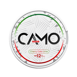 Can of CAMO Cherry Cola Lime - Nicotine Pouches