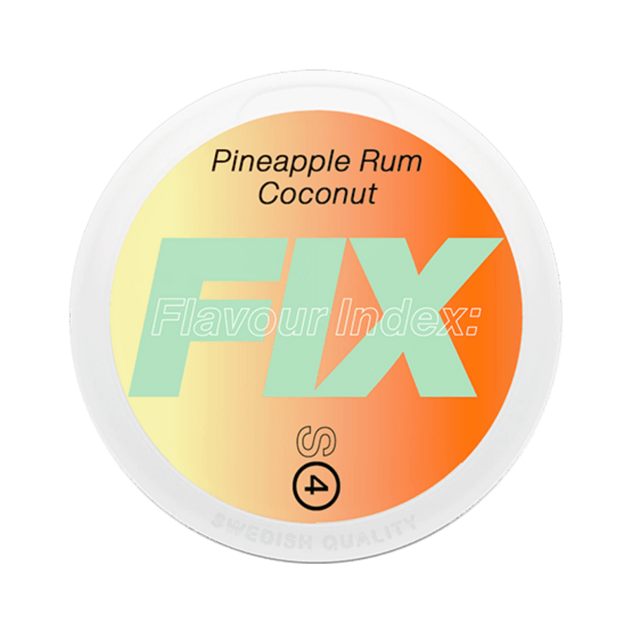 Can of FIX Pineapple Rum Coconut - Nicotine Pouches