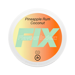 Can of FIX Pineapple Rum Coconut - Nicotine Pouches