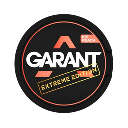 Can of GARANT Extreme Ice Peach - Nicotine Pouches