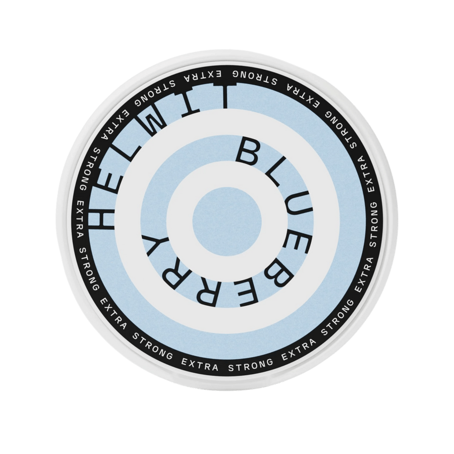 Can of Helwit Blueberry Extra Strong - Nicotine Pouches

