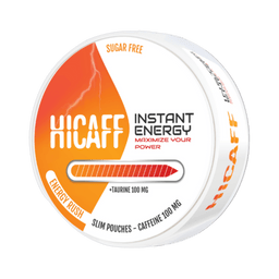 Can of HiCaff Energy Rush - Nicotine Pouches