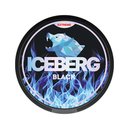 Can of Iceberg Black - Nicotine Pouches