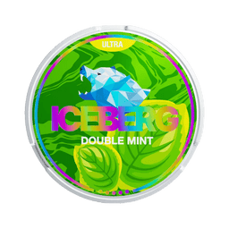 Can of ICEBERG Double Mint - Nicotine Pouches