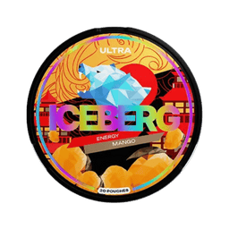 Can of Iceberg Energy Mango - Nicotine Pouches