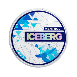 Can of Iceberg Menthol Medium - Nicotine Pouches