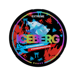 Can of ICEBERG Strawberry Pomegranate - Nicotine Pouches
