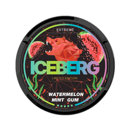 Can of Iceberg Watermelon Mint Gum - Nicotine Pouches