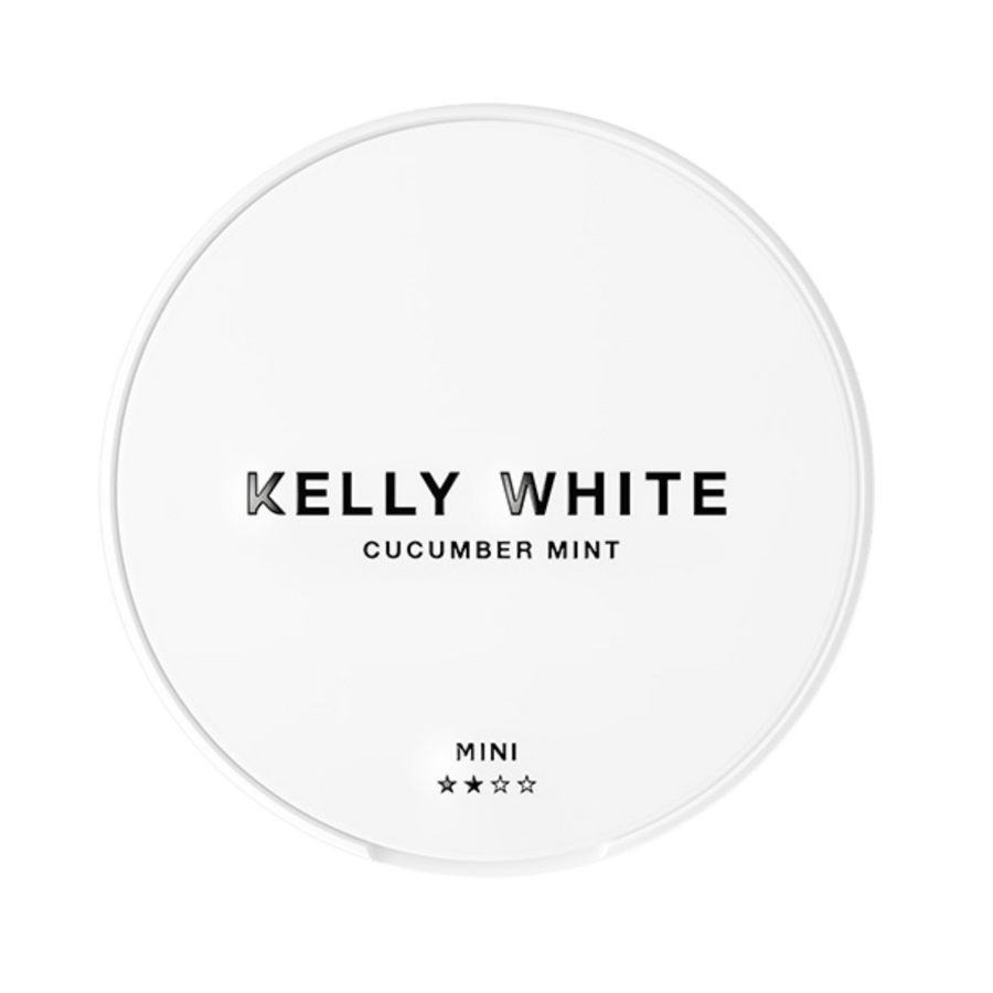 Can of Kelly White Cucumber Mint Mini - Nicotine Pouches
