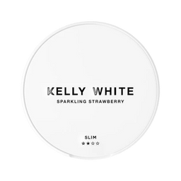 Can of Kelly White Sparkling Strawberry - Nicotine Pouches