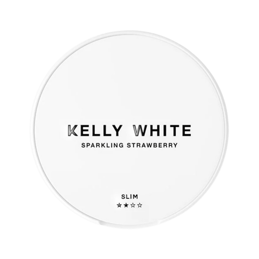 Can of Kelly White Sparkling Strawberry - Nicotine Pouches