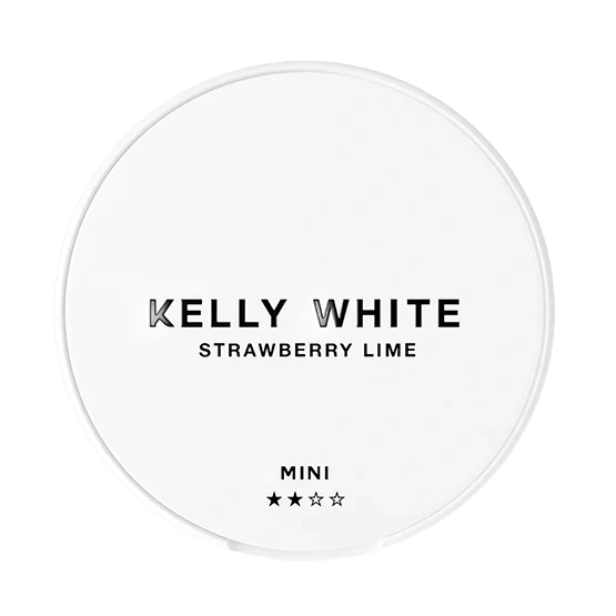 Can of Kelly White Strawberry Lime Mini - Nicotine Pouches