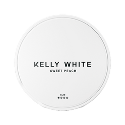 Can of Kelly White Sweet Peach - Nicotine Pouches