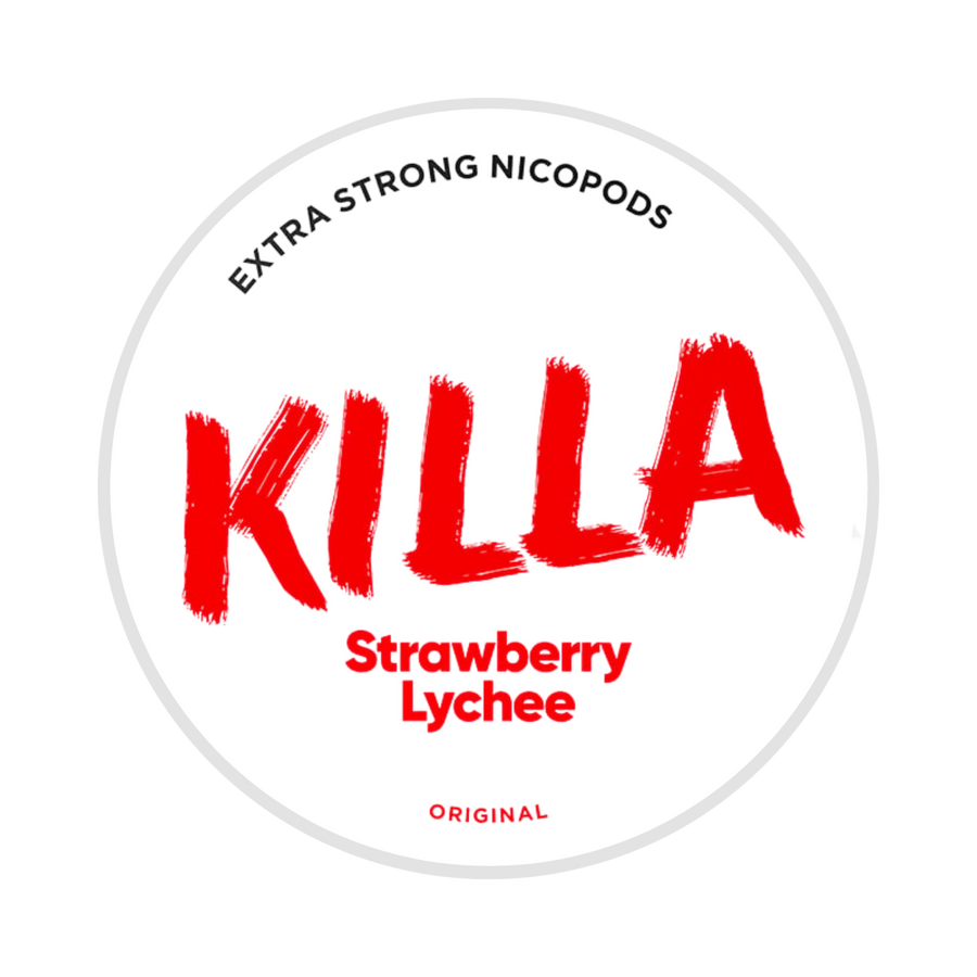 Can of Killa Strawberry Lychee - Nicotine Pouches